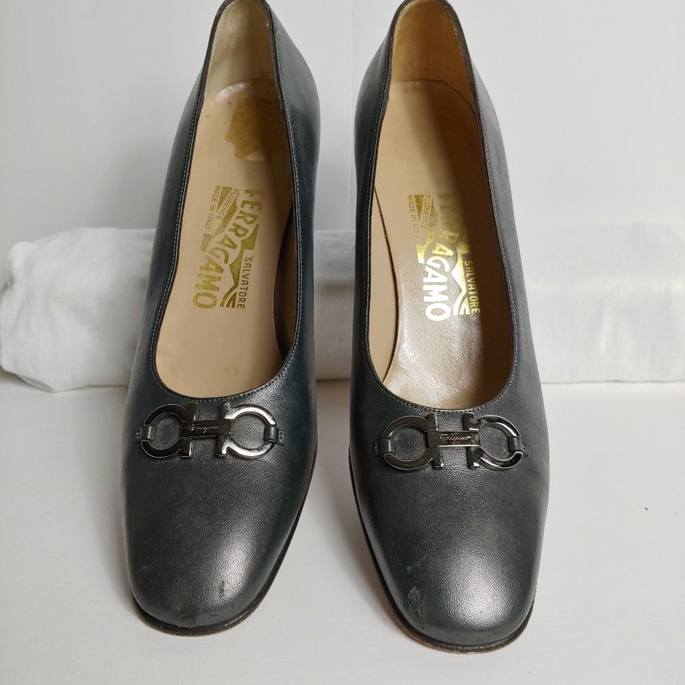 Salvatore Ferragamo Women’s Block Heels Pumps